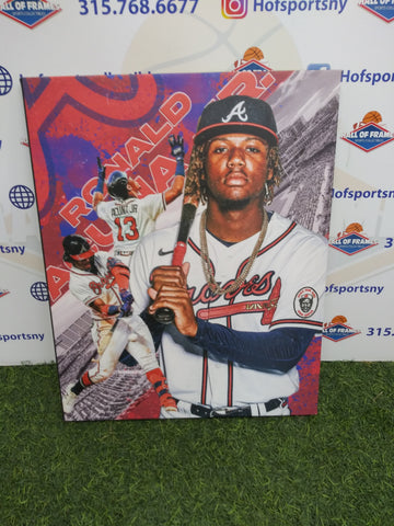 RONALD ACUNA JR ATLANTA BRAVES 16X20 CUSTOM CANVAS PRINT - READY TO HANG