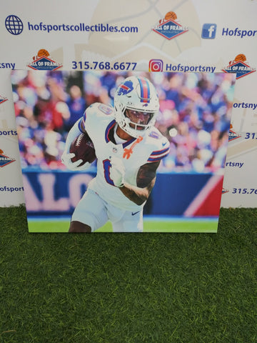 KEON COLEMAN BUFFALO BILLS 16X20 CUSTOM CANVAS PRINT - READY TO HANG