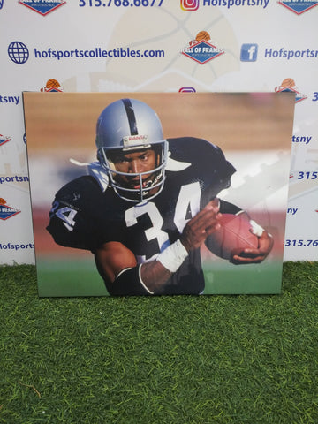 BO JACKSON OAKLAND RAIDERS 16X20 CUSTOM CANVAS PRINT - READY TO HANG