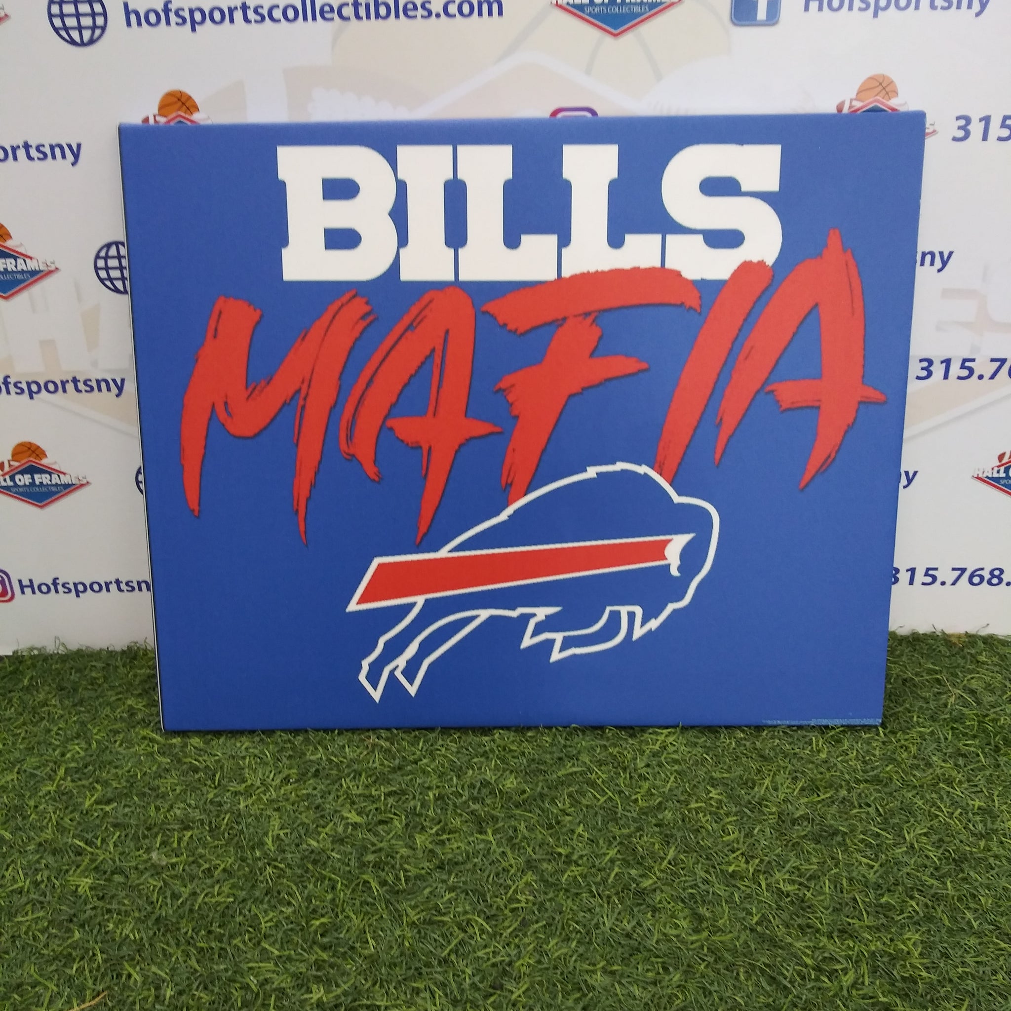 BUFFALO BILLS BILLS MAFIA 16X20 CUSTOM CANVAS PRINT - READY TO HANG