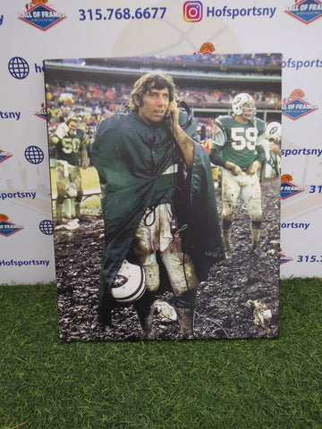 JOE NAMATH NEW YORK JETS 16X20 CUSTOM CANVAS PRINT - READY TO HANG