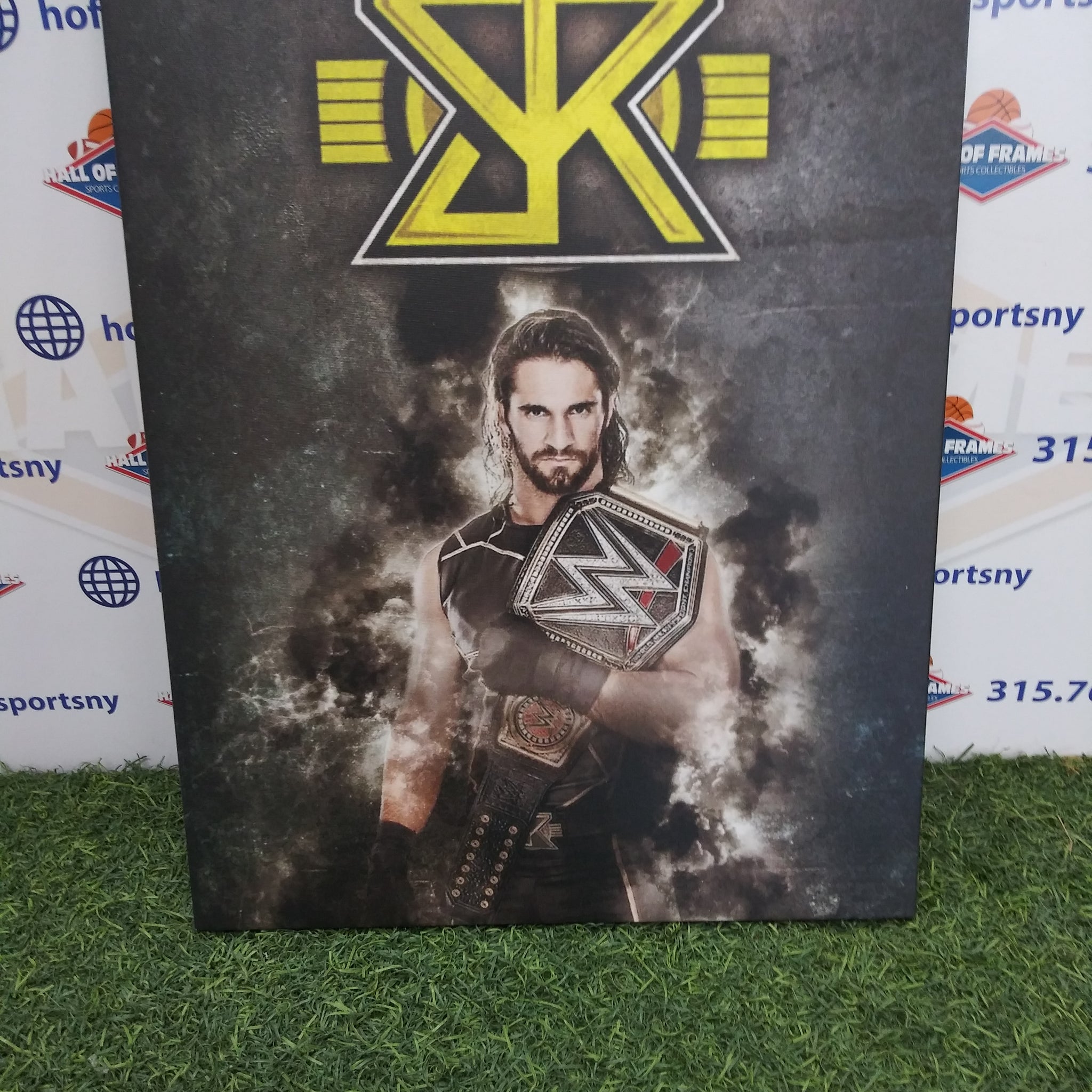 SETH ROLLINS 16X20 CUSTOM CANVAS PRINT - READY TO HANG