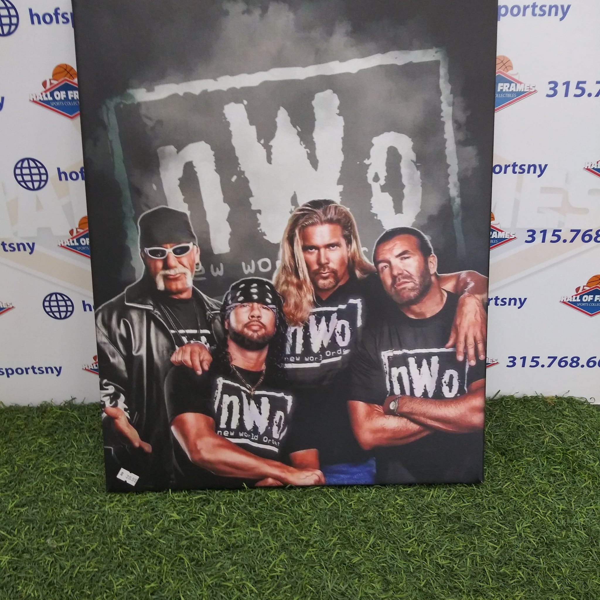 HULK HOGAN X-PAC KEVIN NASH SCOTT HALL NWO COLLAGE 16X20 CUSTOM CANVAS PRINT - READY TO HANG