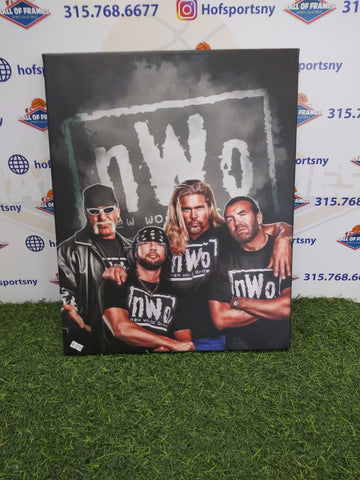 HULK HOGAN X-PAC KEVIN NASH SCOTT HALL NWO COLLAGE 16X20 CUSTOM CANVAS PRINT - READY TO HANG