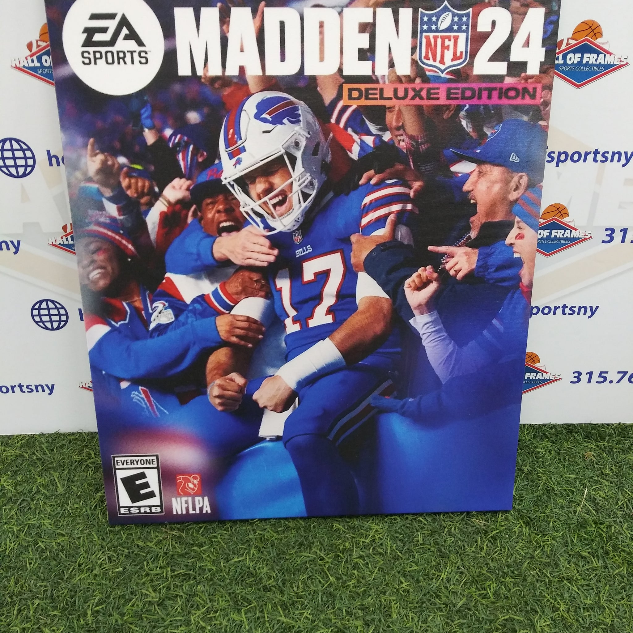 JOSH ALLEN MADDEN 23 COVER BUFFALO BILLS 16X20 CUSTOM CANVAS PRINT - READY TO HANG