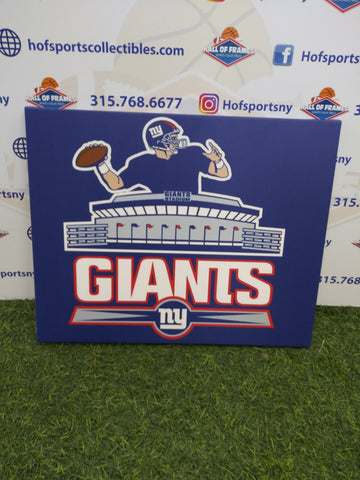 NEW YORK GIANTS 16X20 CUSTOM CANVAS PRINT - READY TO HANG