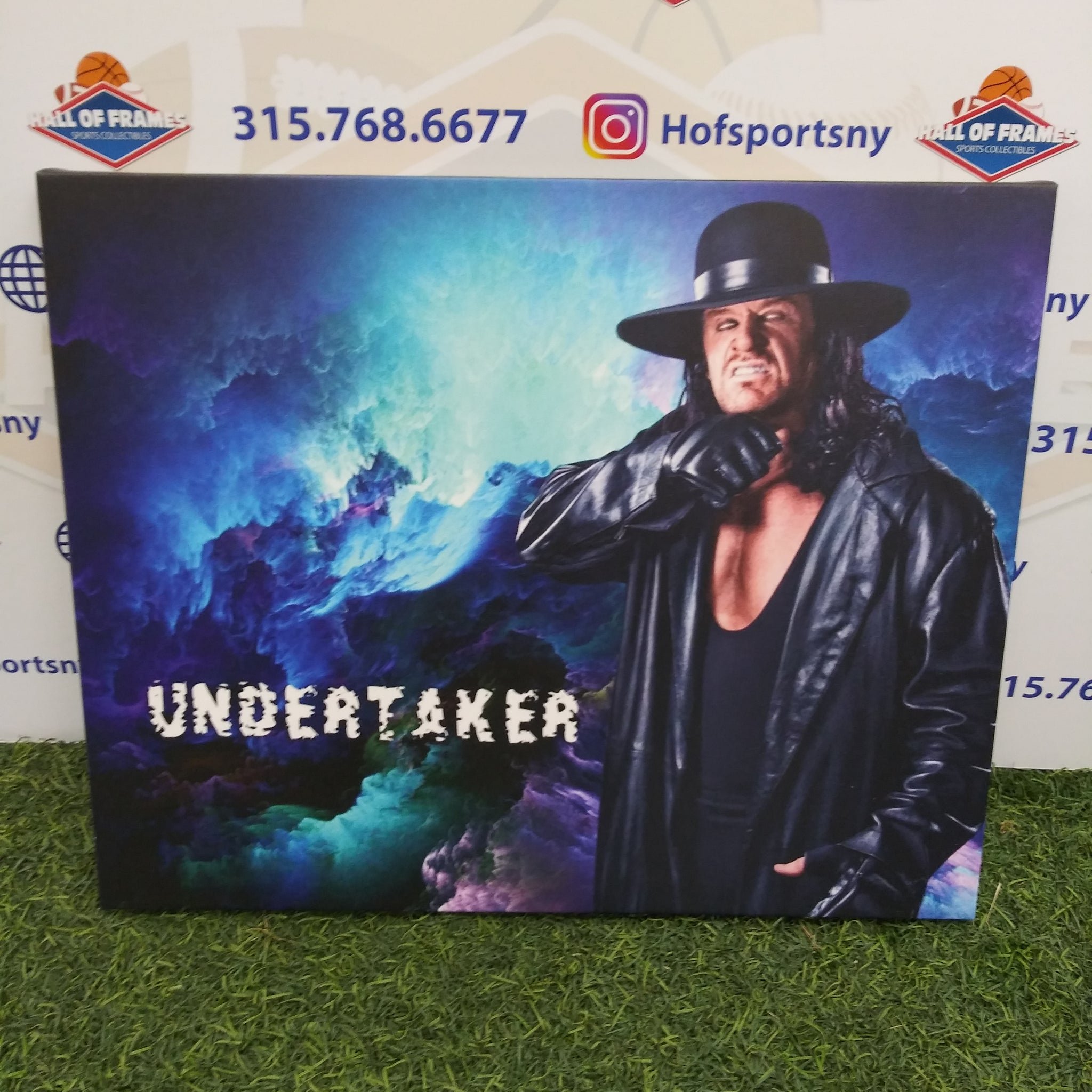 THE UNDERTAKER 16X20 CUSTOM CANVAS PRINT - READY TO HANG