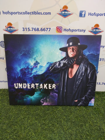 THE UNDERTAKER 16X20 CUSTOM CANVAS PRINT - READY TO HANG