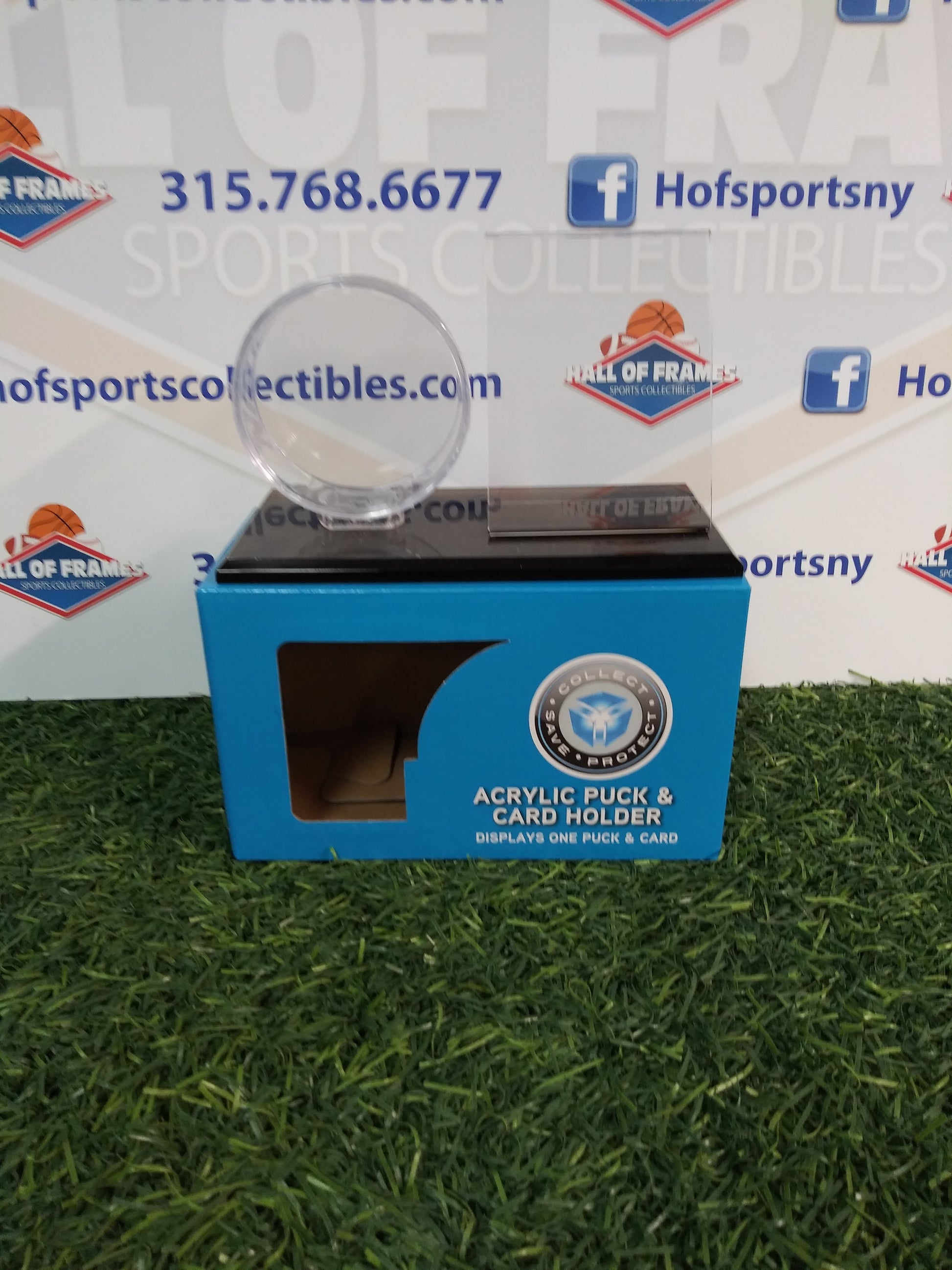 COLLECT SAVE PROTECT ACRYLIC HOCKEY PUCK AND CARD HOLDER! COLLECT SAVE PROTECT ACRYLIC HOCKEY PUCK AND CARD HOLDER!