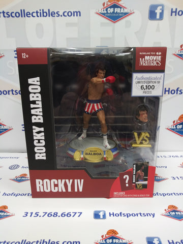 ROCKY BALBOA IV MCFARLANE MOVIE MANIACS FIGURE! LIMITED TO 6100!