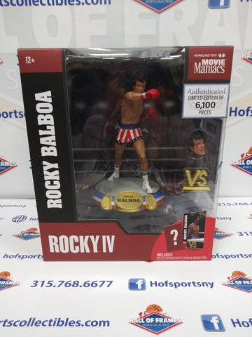 ROCKY BALBOA IV MCFARLANE MOVIE MANIACS FIGURE! LIMITED TO 6100!