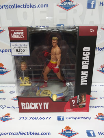 IVAN DRAGO IV MCFARLANE MOVIE MANIACS FIGURE! LIMITED TO 6750!