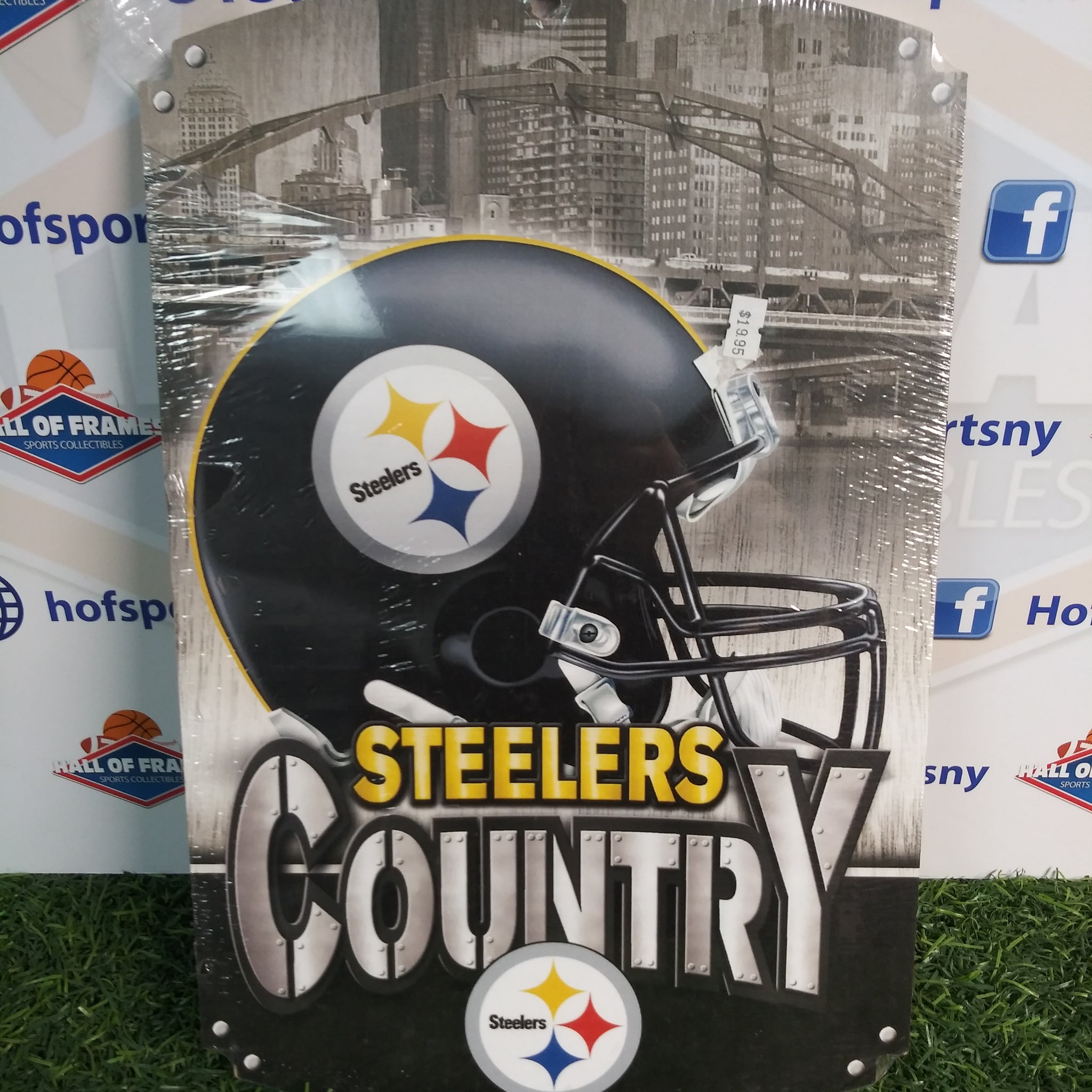 PITTSBURGH STEELERS "STEELERS COUNTRY" WOOD SIGN!