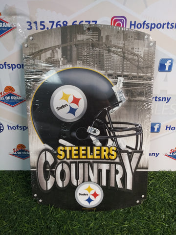 PITTSBURGH STEELERS "STEELERS COUNTRY" WOOD SIGN!