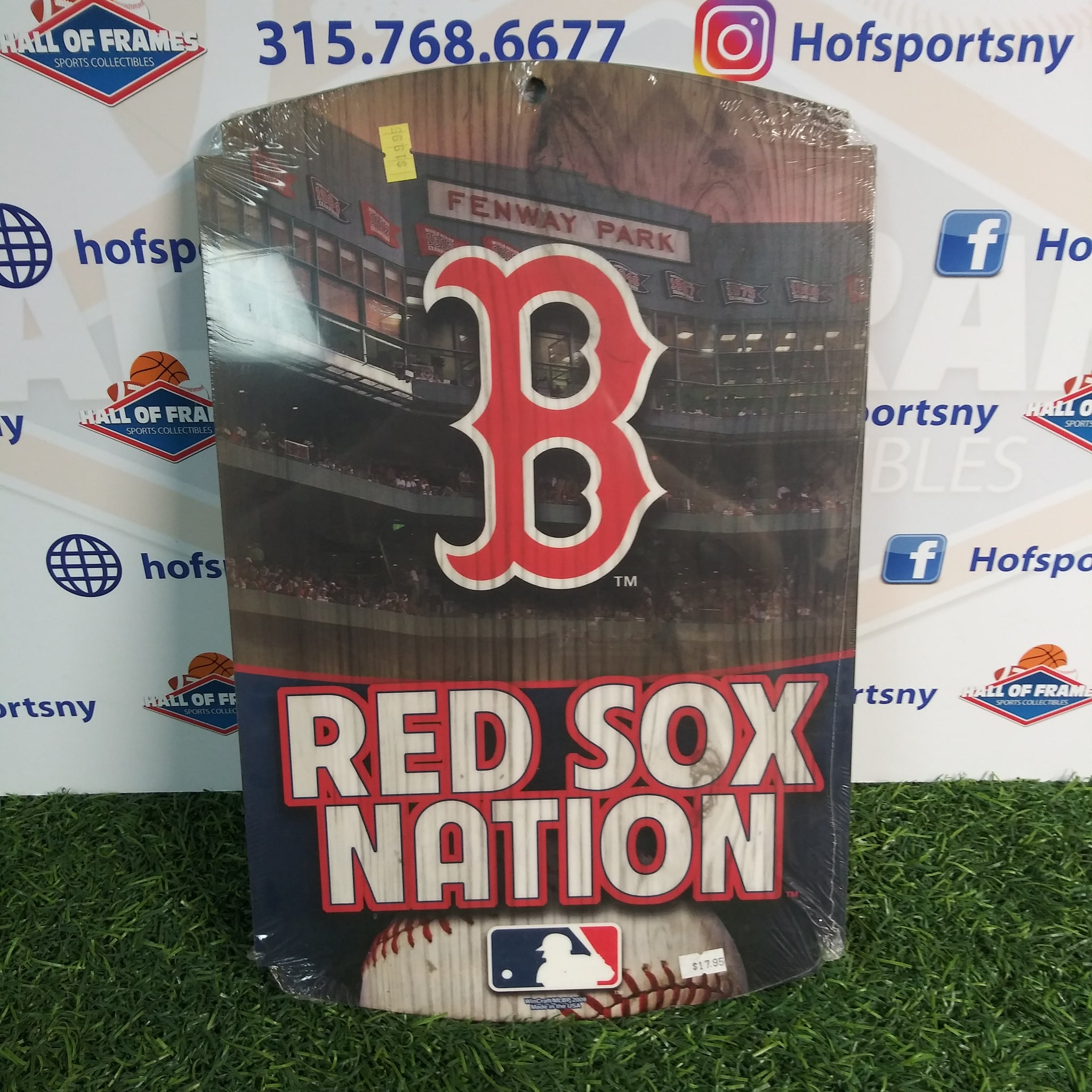 BOSTON RED SOX FENWAY PARK  "RED SOX NATION" WOOD SIGN!