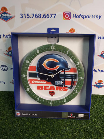 CHICAGO BEARS LOGO WINCRAFT WALL CLOCK!