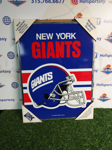 NEW YORK GIANTS MAGNETIC LOGO BULLETIN BOARD!