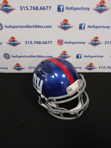 KAYVON THIBODEAUX NEW YORK GIANTS SIGNED BLUE MINI HELMET! JSA COA!