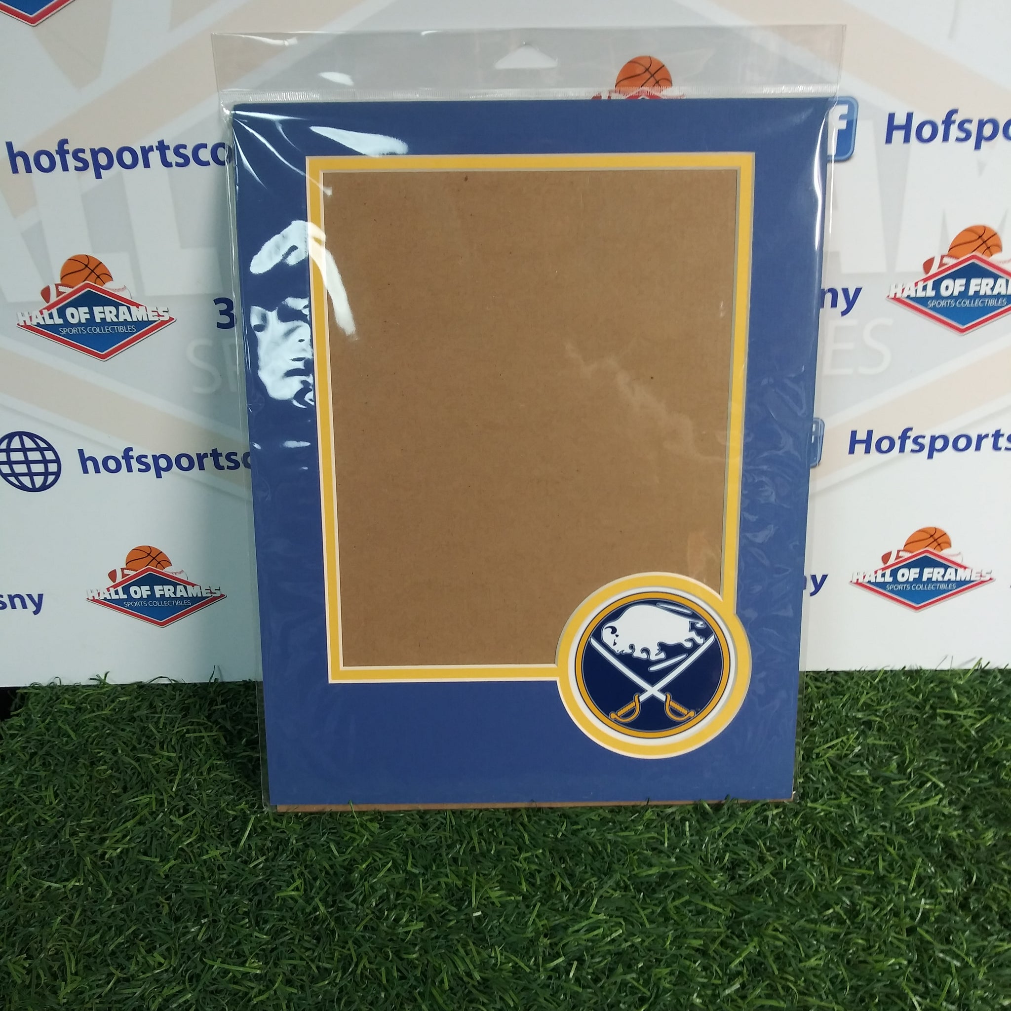 BUFFALO SABRES PHOTOFILE 11X14 VERTICAL MAT WITH LOGO! FITS 8X10!