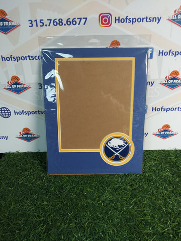 BUFFALO SABRES PHOTOFILE 11X14 VERTICAL MAT WITH LOGO! FITS 8X10!