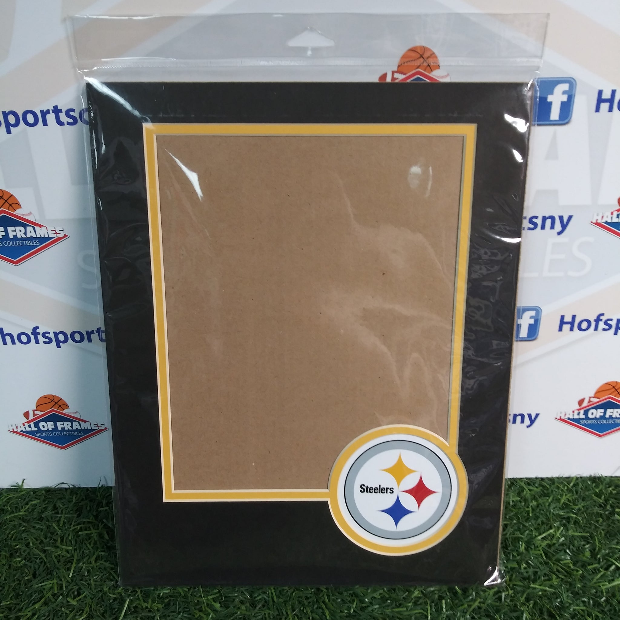 PITTSBURGH STEELERS PHOTOFILE 11X14 VERTICAL MAT WITH LOGO! FITS 8X10 PHOTO!