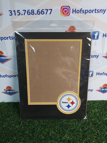 PITTSBURGH STEELERS PHOTOFILE 11X14 VERTICAL MAT WITH LOGO! FITS 8X10 PHOTO!