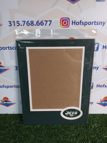 NEW YORK JETS PHOTOFILE 11X14 VERTICAL MAT WITH LOGO! FITS 8X10 PHOTO!