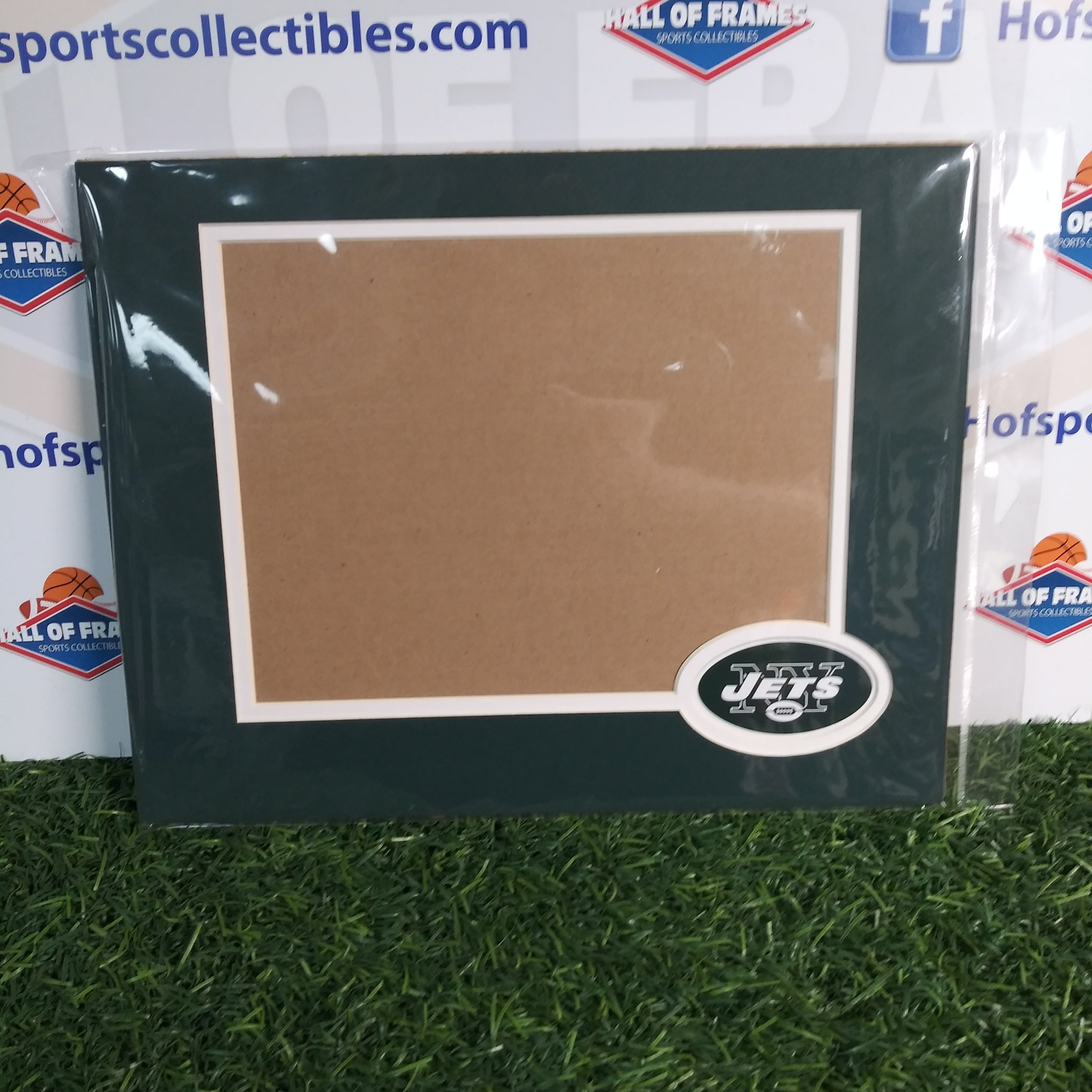 NEW YORK JETS PHOTOFILE 11X14 HORIZONTAL MAT WITH LOGO! FITS 8X10 PHOTO!