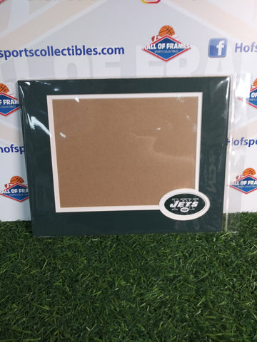 NEW YORK JETS PHOTOFILE 11X14 HORIZONTAL MAT WITH LOGO! FITS 8X10 PHOTO!