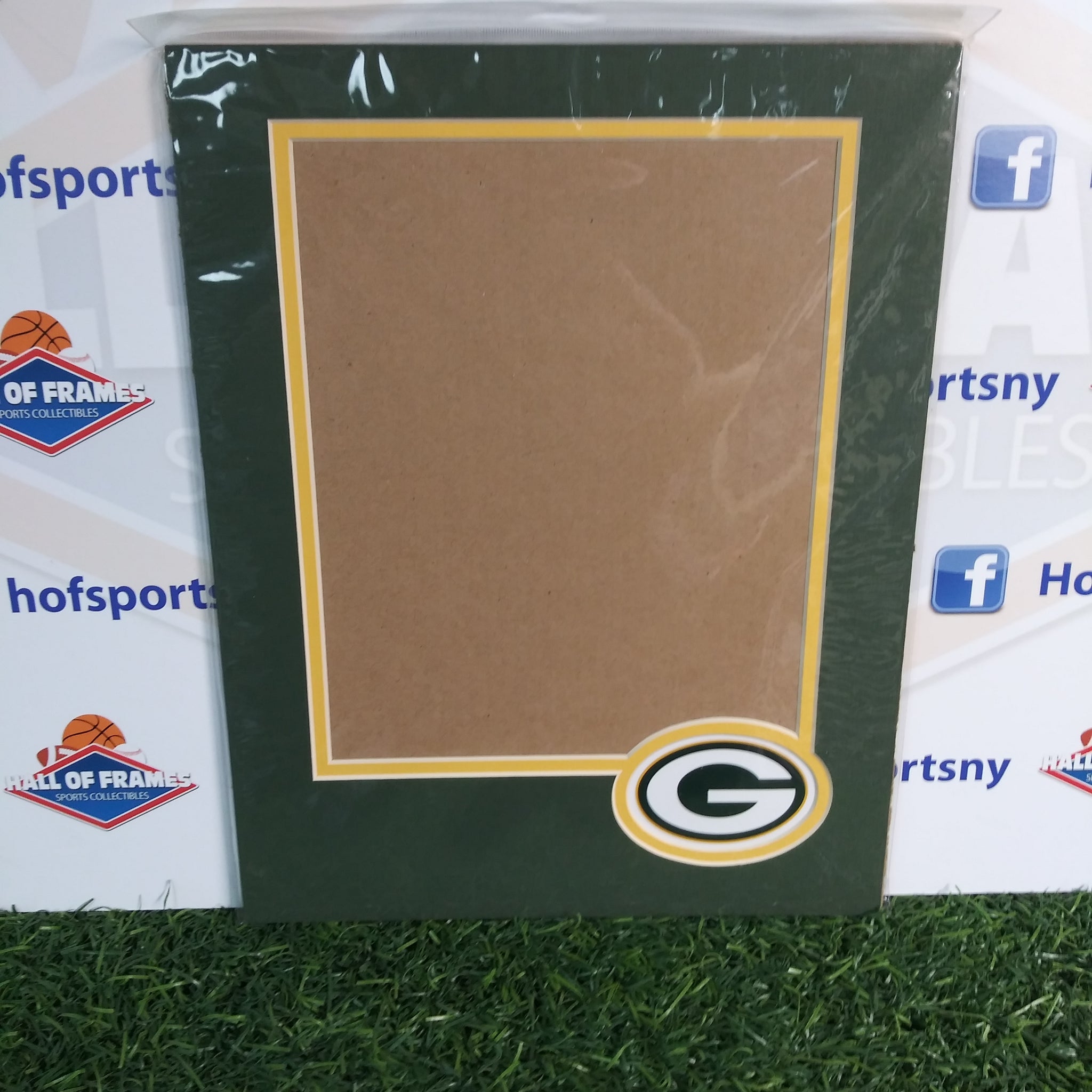 GREEN BAY PACKERS PHOTOFILE 11X14 VERTICAL MAT WITH LOGO! FITS 8X10 PHOTO!