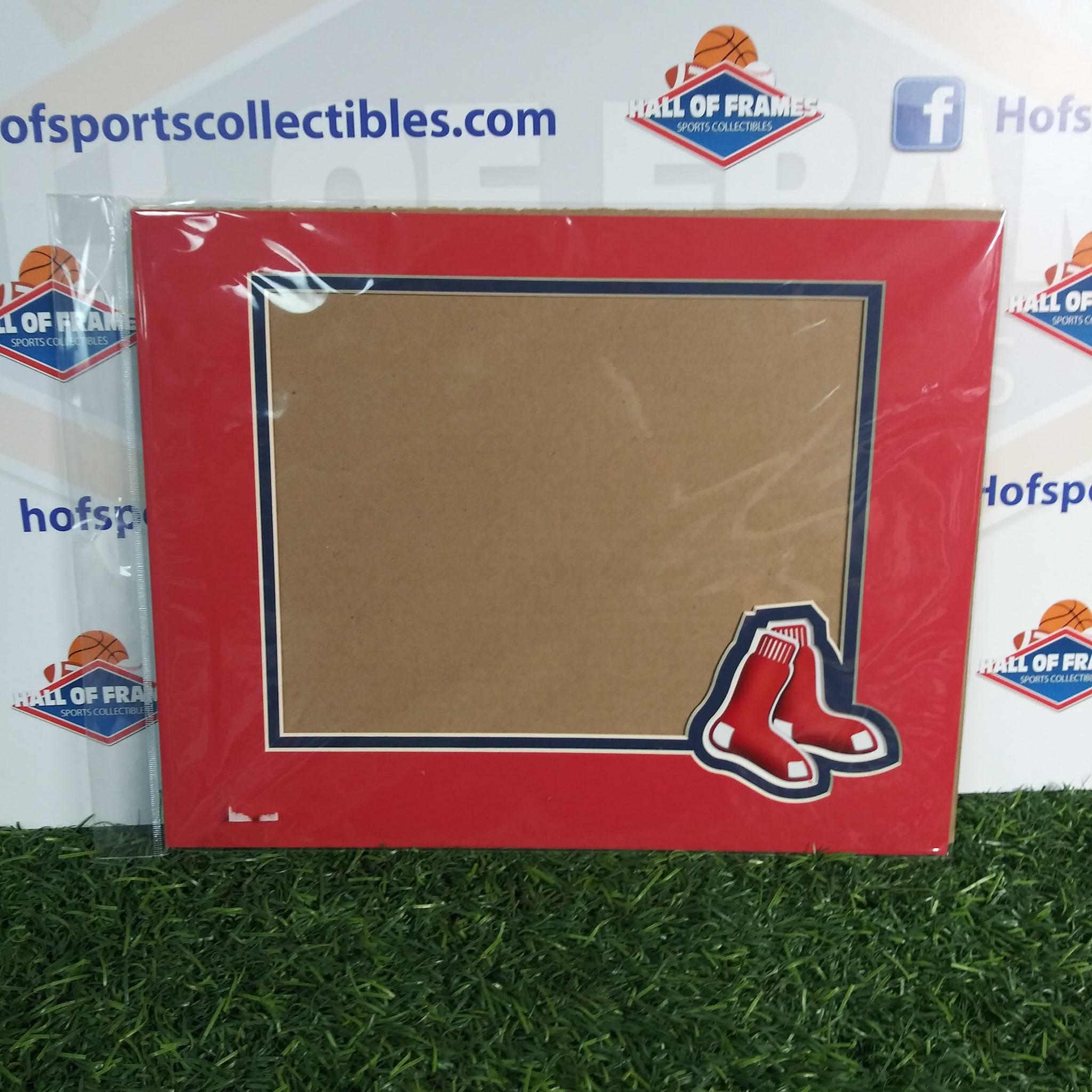 BOSTON RED SOX PHOTOFILE 11X14 HORIZONTAL MAT WITH LOGO! FITS 8X10 PHOTO!