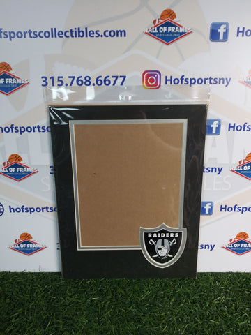 LAS VEGAS RAIDERS PHOTOFILE 11X14 VERTICAL MAT WITH LOGO! FITS 8X10 PHOTO!