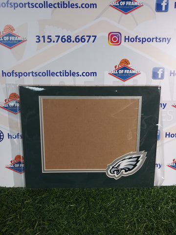 PHILADELPHIA EAGLES PHOTOFILE 11X14 HORIZONTAL MAT WITH LOGO! FITS 8X10 PHOTO!