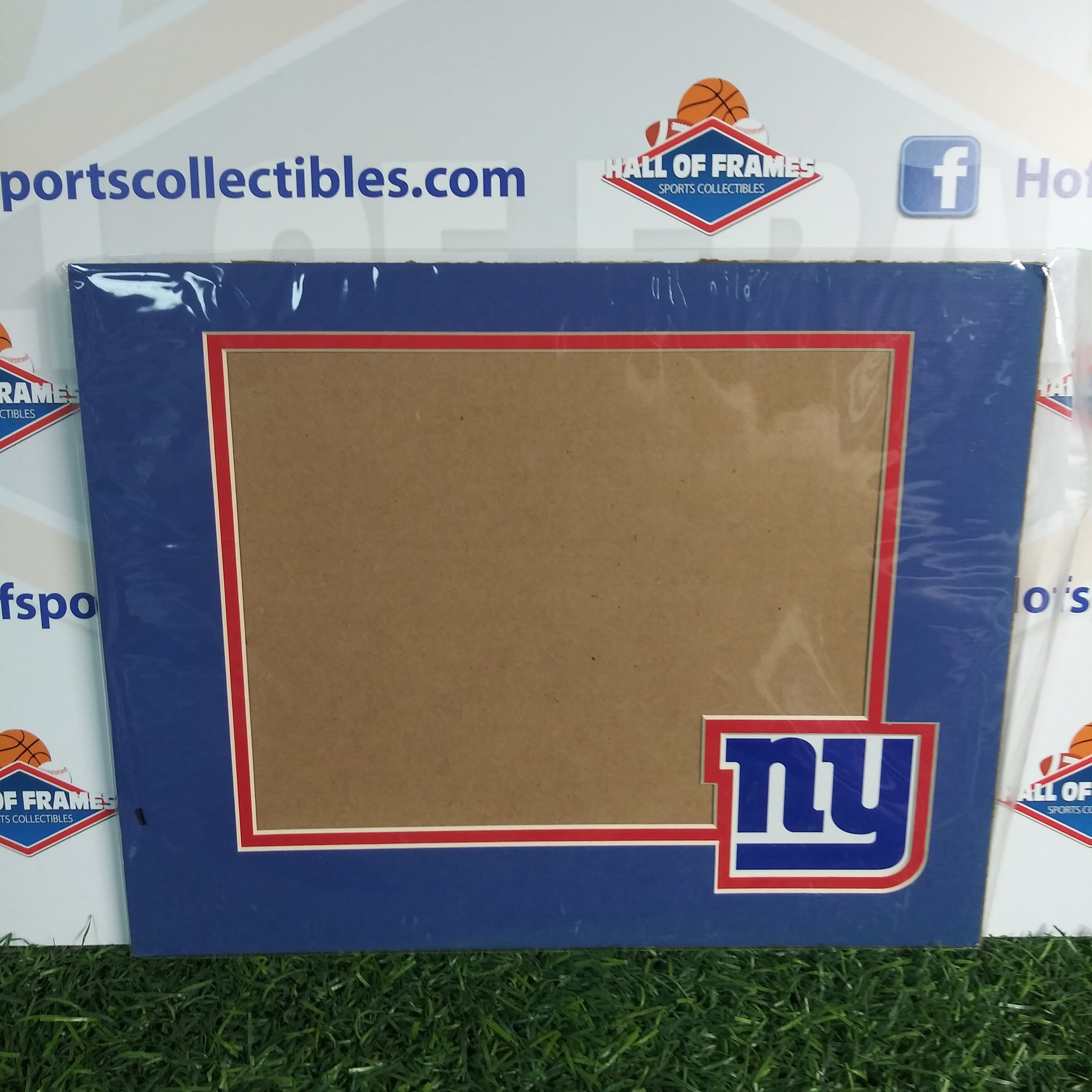 NEW YORK GIANTS PHOTOFILE 11X14 HORIZONTAL MAT WITH LOGO! FITS 8X10 PHOTO!