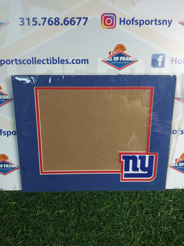 NEW YORK GIANTS PHOTOFILE 11X14 HORIZONTAL MAT WITH LOGO! FITS 8X10 PHOTO!