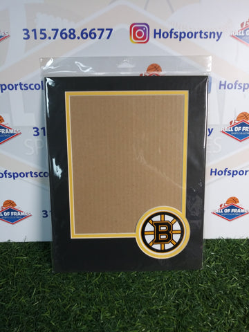 BOSTON BRUINS PHOTOFILE 11X14 VERTICAL MAT WITH LOGO! FITS 8X10 PHOTO!