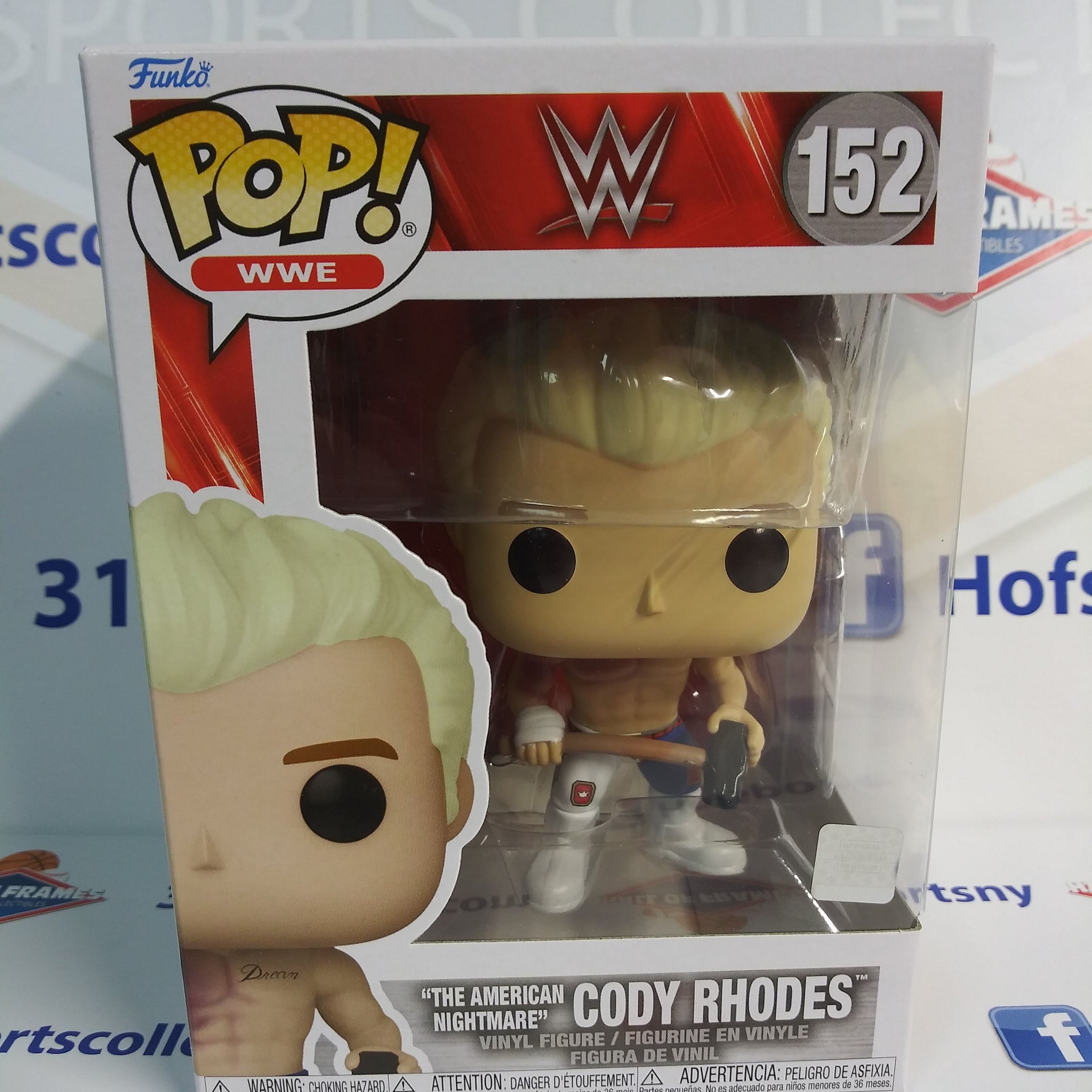 CODY RHODES "THE AMEICAN NIGHTMARE" WWE FUNKO POP #152!