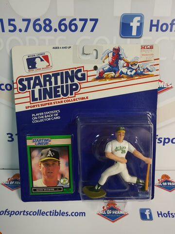 1989 KENNER STARTING LINEUP MARK MCGWIRE ATHLETICS ACTION FIGURE!