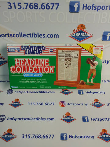 1991 SEALED KENNER STARTING LINEUP JERRY RICE HEADLINE COLLECTION NEWS AND ACTION FIGURE DISPLAY!