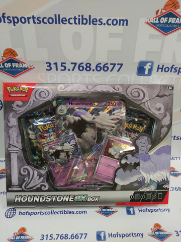 2024 POKEMON HOUNDSTONE EX COLLECTION BOX! 4 PACKS!