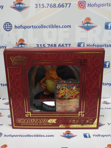 2024 POKEMON CHARIZARD EX SUPER PREMIUM COLLECTION! 10 PACKS! 1 CHARIZARD STATUE!