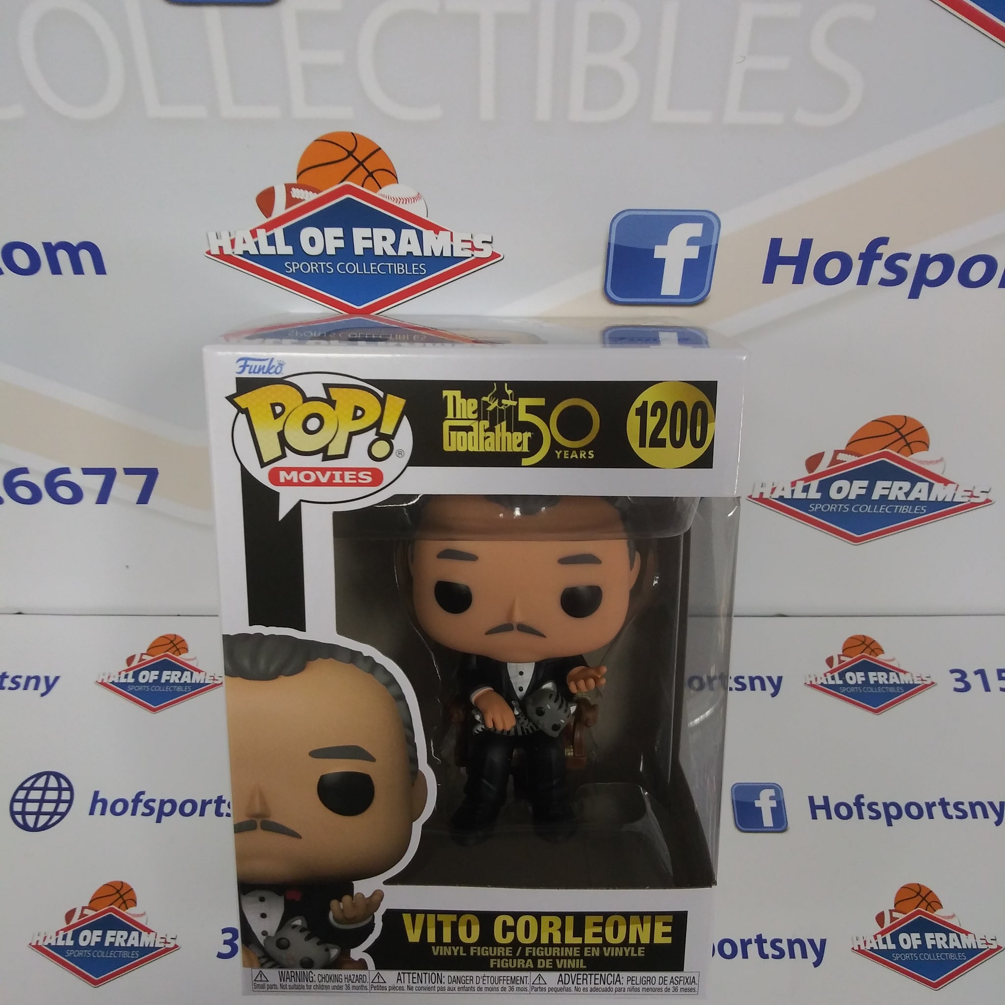 VITO CORLEONE "THE GODFATHER" 50 YEARS FUNKO POP! #1200!