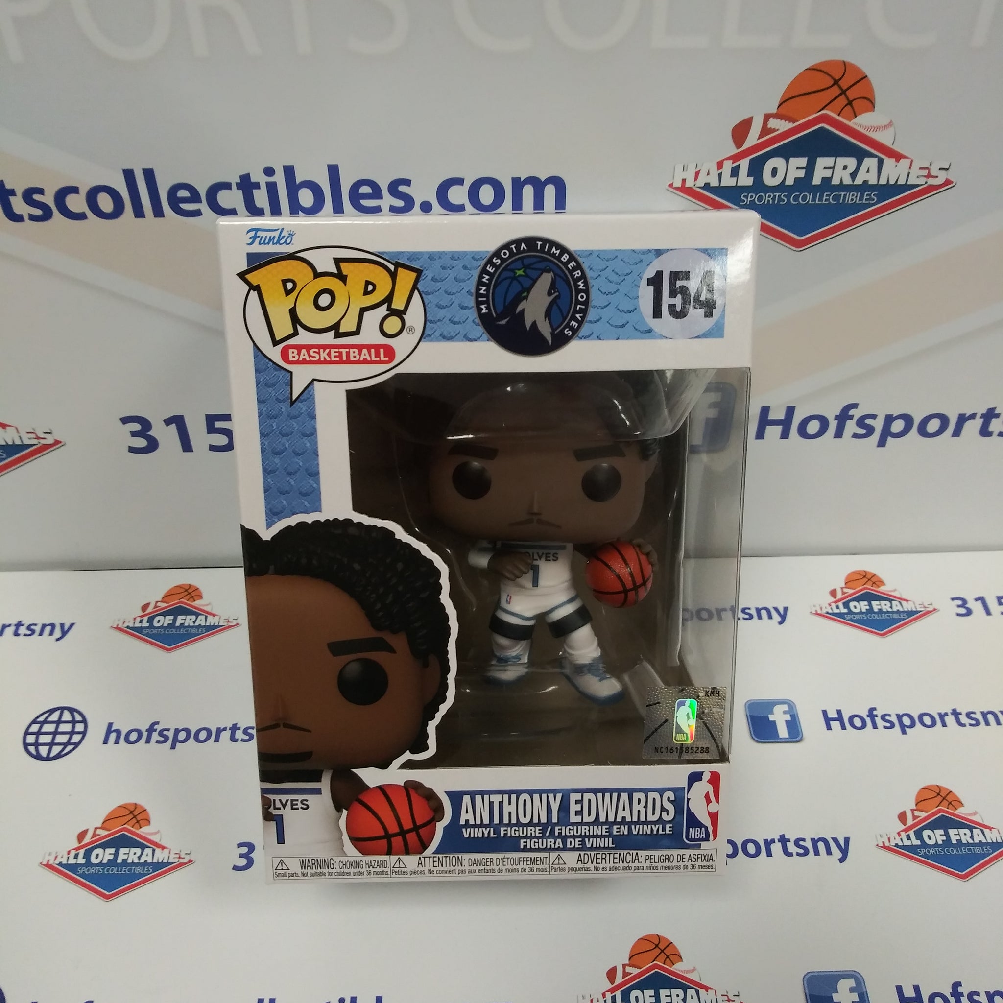 ANTHONY EDWARDS MINNESOTA TIMBERWOLVES NBA FUNKO POP #154!