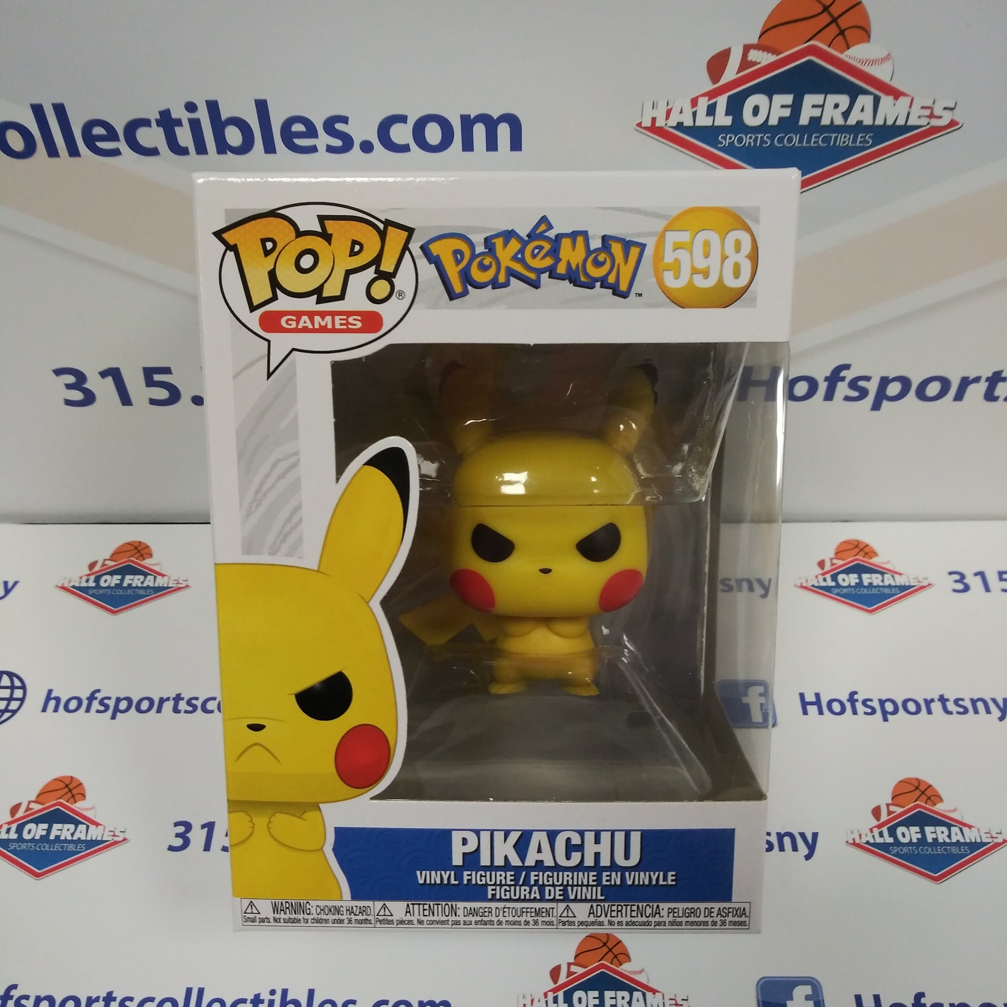 ANGRY PIKACHU POKEMON FUNKO POP #598!