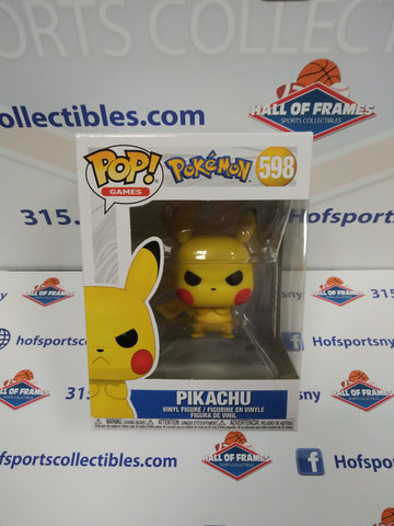 ANGRY PIKACHU POKEMON FUNKO POP #598!