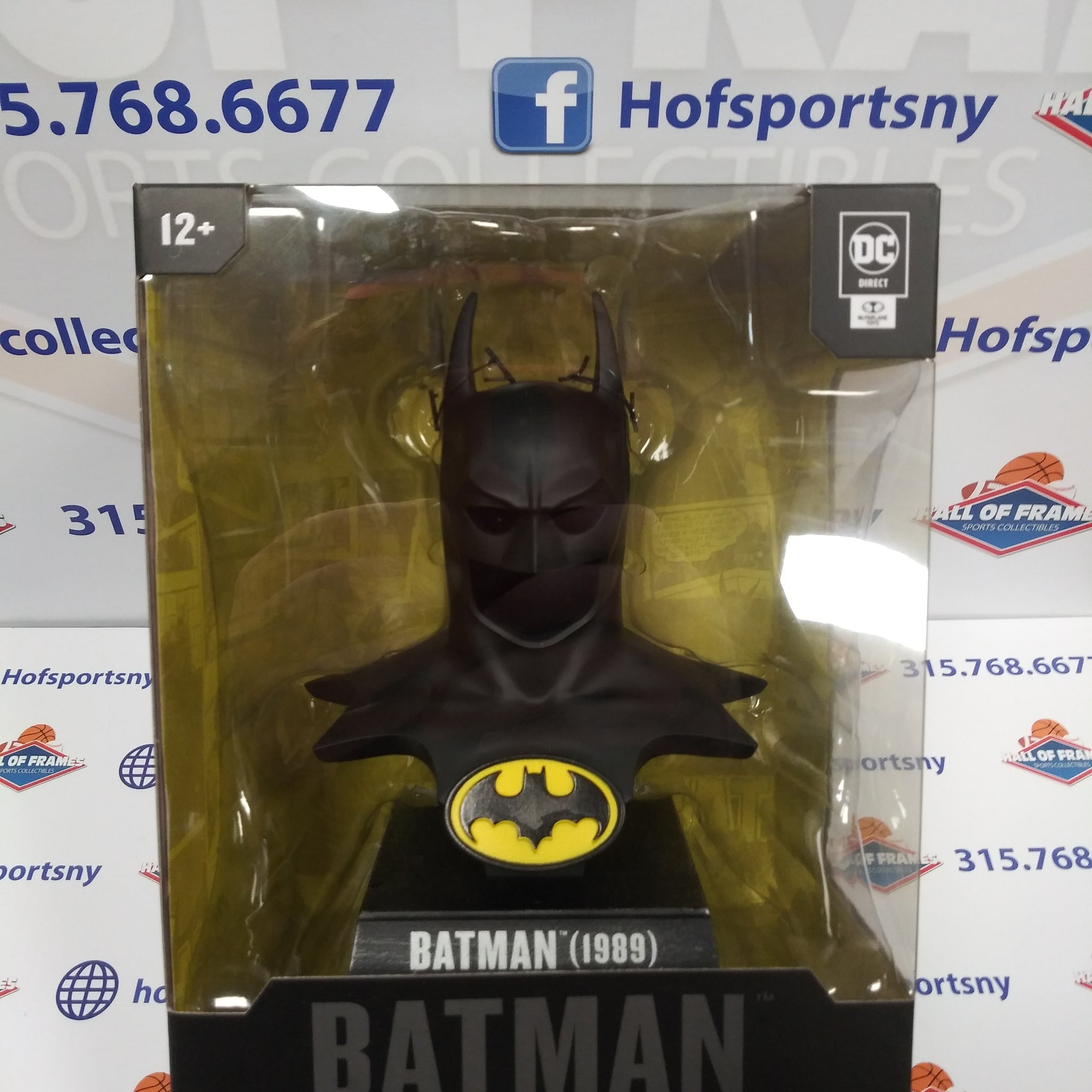 DC DIRECT MCFARLANE 1989 BATMAN COWL PROP 1:3 SCALE REPLICA!