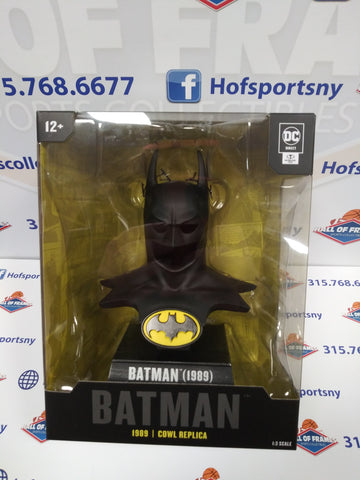 DC DIRECT MCFARLANE 1989 BATMAN COWL PROP 1:3 SCALE REPLICA!