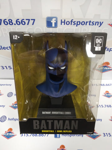 DC DIRECT MCFARLANE 1993 KNIGHTFALL BATMAN COWL PROP 1:3 SCALE REPLICA!