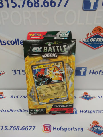 2024 POKEMON TAPU KOKO EX BATTLE DECK!