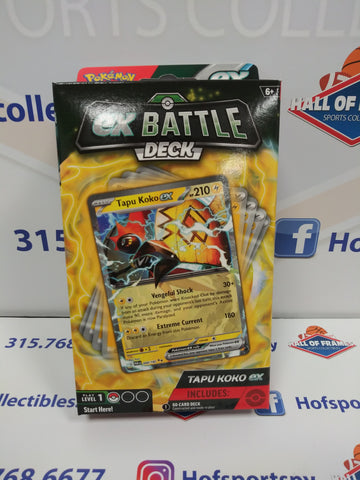 2024 POKEMON TAPU KOKO EX BATTLE DECK!